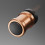 Drzwi prysznicowe 70 Nes Brushed Copper DWB Radaway (10029070-93-01R)
