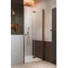 Drzwi prysznicowe 70 Nes Brushed Copper DWB Radaway (10029070-93-01R)