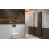Drzwi prysznicowe 70 Nes Brushed Copper DWB Radaway (10029070-93-01R)