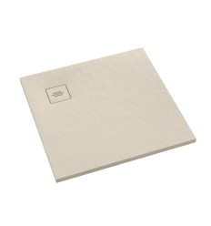 Brodzik kompozytowy Protos Cashemere Stone 90x90x3,5 cm, kwadratowy Schedline (3SP.P1K-9090/PK/ST-M1/PK/ST)