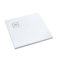 Brodzik kompozytowy Protos Smooth White 100x100x3,5 cm, kwadratowy Schedline (3SP.P1K-100100-M1)