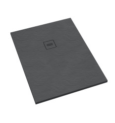 Brodzik kompozytowy Protos Grey Stone 100x140x3,5 cm, prost. Schedline (3SP.P1P-100140/S/ST-M1/S/ST)