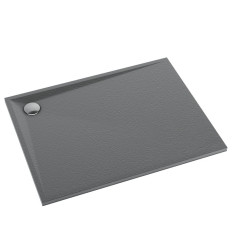 Brodzik kompozytowy Libra Anthracite Stone 70x100x3 cm, prost. Schedline (3SP.L1P-70100/A/ST)