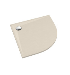Brodzik kompozytowy Libra Cashmere Stone 80x80x3 cm R55, półokr. Schedline (3SP.L1O-8080/PK/ST)
