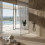 Brodzik kompozytowy Libra Cashmere Stone 80x80x3 cm R55, półokr. Schedline (3SP.L1O-8080/PK/ST)