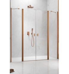 Drzwi prysznicowe 160 Nes Brushed Copper DWD II Radaway (10037103-93-01 + 10041057-93-01)