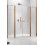 Drzwi prysznicowe 170 Nes Brushed Copper DWD II Radaway (10037083-93-01 + 10041087-93-01)