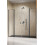Drzwi prysznicowe 130 Nes Brushed GunMetal DWD II Radaway (10037073-92-01 + 10041057-92-01)