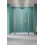 Drzwi prysznicowe 130 Nes Brushed Nickel DWD II Radaway (10037073-91-01 + 10041057-91-01)
