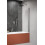 Parawan nawannowy 50 Nes Brushed Nickel PNJ I Radaway (10011050-91-01R)