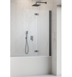 Parawan nawannowy 100 Nes Brushed GunMetal PND I Radaway (10010100-92-01R)