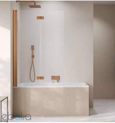 Parawan nawannowy 100 Nes Brushed Copper PND I Radaway (10010100-93-01L)