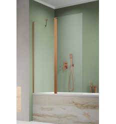 Parawan nawannowy 100 Nes Brushed Copper PND II Radaway (10009100-93-01L)