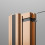 Parawan nawannowy 100 Nes Brushed Copper PND II Radaway (10009100-93-01R)