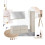 Blat 120 cm kaszmirowy mat Dalia Cashmere Comad (DALIA CASHMERE 89-120-46)