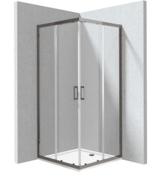 Kabina prysznicowa z brodzikiem kwadratowa - 90x90 cm Deante (KYCPD099P)