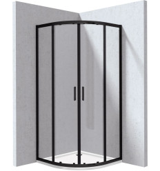 Kabina prysznicowa z brodzikiem półokrągła - 80x80 cm Deante (KYPPN088P)
