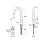 Victoria Plus Bateria umywalkowa sztorcowa wysoka z korkiem click-clack, Cold Start VICTORIA PLUS Roca (A5A4A4FC00)