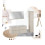 Półsłupek 1 drzwi 30 cm kaszmirowy mat Dalia Cashmere Comad (DALIA CASHMERE 80-30-1D)