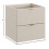 Szafka pod umywalkę 50 cm 2 szuflady kaszmirowy mat Dalia Cashmere Comad (DALIA CASHMERE 82-50-46-2S)