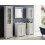 Lustro w ramie Palace White Comad (PALACE WHITE 840 -60CM FSC)