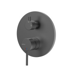 Bateria prysznicowo wannowa podtynkowa dwufunkcyjna gun metal Ultimate Avapax (ABUL5214C1)