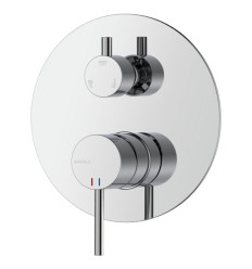 Bateria prysznicowo wannowa podtynkowa trzyfunkcyjna chrom Ultimate Avapax (ABUL5311C1)