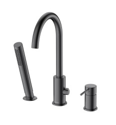 Bateria wannowa 3-otworowa gun metal ltimate Avapax (ABUL231421)