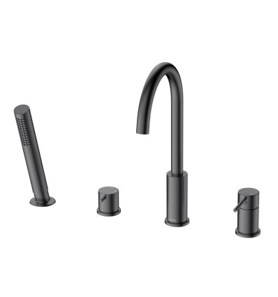 Bateria wannowa 4-otworowa gun metal Ultimate Avapax (ABUL241421)