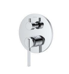 Bateria prysznicowo wannowa podtynkowa dwufunkcyjna chrom Aurevo Avapax (ABAU521111)