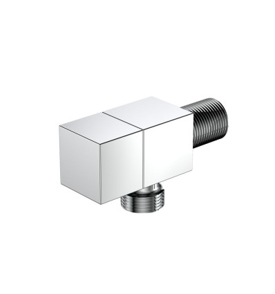 Zawór kątowy przyłączeniowy 1/2x3/8 mosiężny Cube Avapax (AOCU211111)
