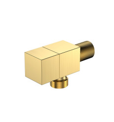Zawór kątowy przyłączeniowy 1/2x3/8 mosiężny Cube Avapax (AOCU211211)