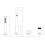 Bateria wannowa 4-otworowa chrom Aurevo Avapax (ABAU241121)