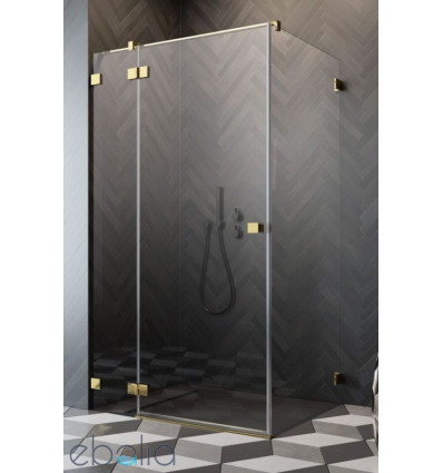 Kabina prysznicowa 80x70 Essenza Pro 8 Gold KDJ Radaway (10480512-01-01L + 10520245-09-01L + 10540070-01-01)
