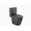 ONA Miska WC do kompaktu Rimless 67,5 cm STANDARD, o/podwójny, CZARNY MAT ONA BLACK Roca (A342687080)