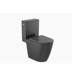 ONA Miska WC do kompaktu Rimless 67,5 cm STANDARD, o/podwójny, CZARNY MAT ONA BLACK Roca (A342687080)