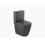 ONA Miska WC do kompaktu Rimless 60 cm przyścienna BTW, o/podwójny, CZARNY MAT ONA BLACK Roca (A342688080)