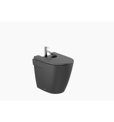 ONA Bidet stojący 53 cm przyścienny CZARNY MAT ONA BLACK Roca (A357687080)