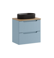 Zestaw meblowy 60cm z blatem i umywalką nablatową Beyond Nova Denim Comad (SET-NOD B OAK 60CM S UN BEYOND)