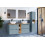 Zestaw meblowy 120cm z blatem i szafką wysoką Nova Denim Comad (SET-NOD B NAT CASELLA 120CM S HC)