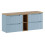 Zestaw meblowy 140cm z blatem Nova Denim Comad (SET-NOD B OAK 140CM S)