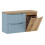Zestaw meblowy 100cm z blatem i szafką z koszem na pranie Nova Denim Comad (SET-NOD B OAK 100CM S LB)