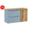 Zestaw meblowy 100cm z blatem i szafką z koszem na pranie Nova Denim Comad (SET-NOD B OAK 100CM S LB)