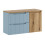 Zestaw meblowy 100cm z blatem i szafką z koszem na pranie Nova Denim Comad (SET-NOD B OAK 100CM S LB)