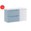 Zestaw meblowy 100cm z blatem i szafką z koszem na pranie Nova Denim Comad (SET-NOD B WHITE 100CM S LB)
