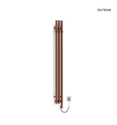 Grzejnik elektryczny 150x15 cm miedź szczotkowana Stang (e) Oltens (55119610)