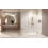 Kabina prysznicowa 80x70 Essenza Pro 8 Brushed Gold KDJ Radaway (10480512-01-01R + 10520245-99-01R + 10540070-01-01)