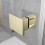 Kabina prysznicowa 80x70 Essenza Pro 8 Brushed Gold KDJ Radaway (10480512-01-01R + 10520245-99-01R + 10540070-01-01)