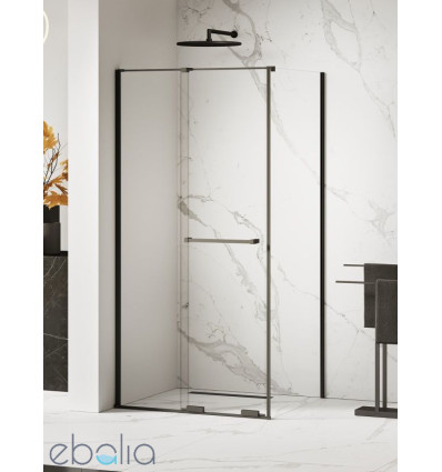 Kabina prostokątna 100x80 Smart Black New Trendy (EXK-4124)
