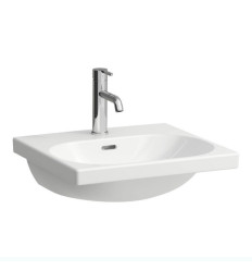 Umywalka ścienna 50x46 powłoka LCC z otworem na baterie LUA Laufen pro (H8100814001041)